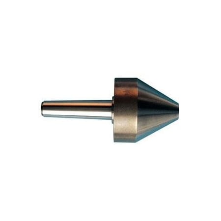 Qualtech Live Center, Morse Taper Shank, 2 Taper, Bull Nose Point, 78 to 238 Point Diameter, HSS DEW2MT-BULL